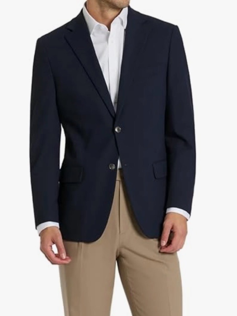 Michael Kors Men's Dark Navy Two-Button Blazer